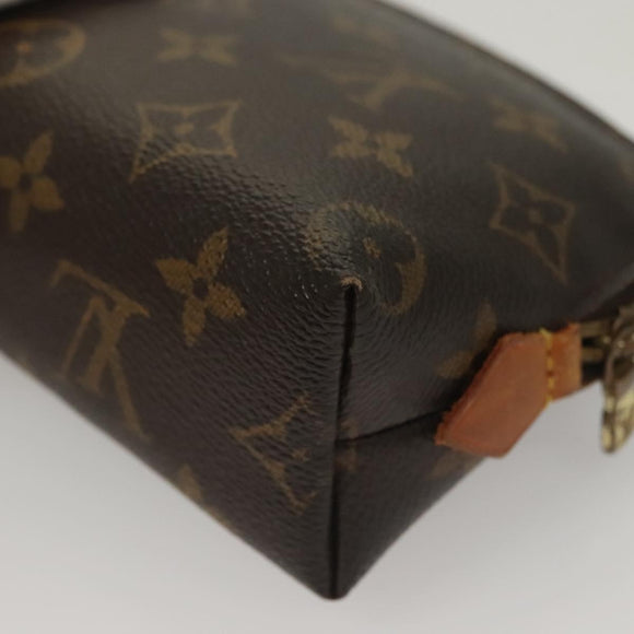 LOUIS VUITTON Monogram Pochette Cosmetic PM Pouch M43998 LV Auth BA4293