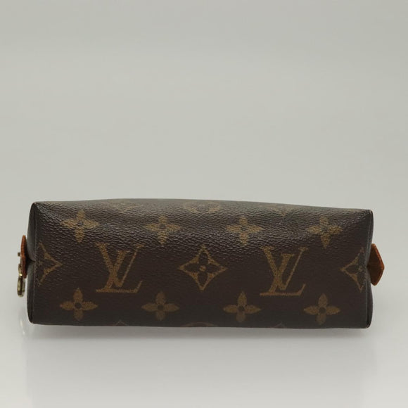 LOUIS VUITTON Monogram Pochette Cosmetic PM Pouch M43998 LV Auth BA4293