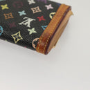 LOUIS VUITTON Monogram Multicolor Porte Monnaie Plat Purse M92656 LV Auth BA4299-16