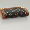 LOUIS VUITTON Monogram Multicolor Porte Monnaie Plat Geldbörse M92656 LV Auth BA4299-5