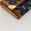 LOUIS VUITTON Monogram Multicolor Porte Monnaie Plat Purse M92656 LV Auth BA4299-7