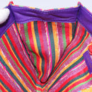 LOEWE Shoulder Bag Leather Purple Gold Auth BA4309-20