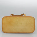 LOUIS VUITTON Monogram Vernis Houston Hand Bag Beige M91004 LV Auth BA431-6