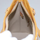 LOUIS VUITTON Monogram Vernis Houston Hand Bag Beige M91004 LV Auth BA431-24