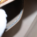 LOUIS VUITTON Monogram Vernis Houston Hand Bag Beige M91004 LV Auth BA431-27