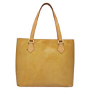 LOUIS VUITTON Monogram Vernis Houston Hand Bag Beige M91004 LV Auth BA431-2