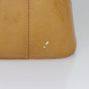 LOUIS VUITTON Monogram Vernis Houston Hand Bag Beige M91004 LV Auth BA431-4