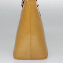 LOUIS VUITTON Monogram Vernis Houston Hand Bag Beige M91004 LV Auth BA431-5