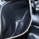 Miu Miu Hand Bag Patent leather 2way Black Gold Auth BA4312-22