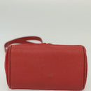 GUCCI Bamboo Hand Bag Suede 2way Red Gold 007 1793 0238 Auth BA4313-11