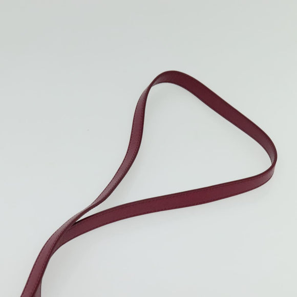 Salvatore Ferragamo Chain Vala Hand Bag Leather Pink Gold Auth BA4315