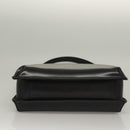 GIVENCHY Shoulder Bag Leather Black Silver Auth BA4318-5