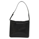 GIVENCHY Shoulder Bag Leather Black Silver Auth BA4318-13