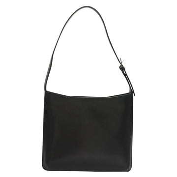 GIVENCHY Shoulder Bag Leather Black Silver Auth BA4318 - 0