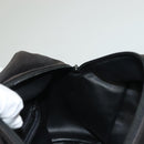 BALLY Quilted Chain Shoulder Bag Leather Dark Brown Gold Auth BA4325-20