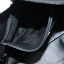 BALLY Quilted Chain Shoulder Bag Leather Dark Brown Gold Auth BA4325-22