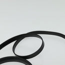 BALLY Hand Bag Leather 2way Black Gold Auth BA4327-14