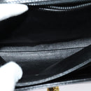 BALLY Hand Bag Leather 2way Black Gold Auth BA4327-12