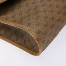 GUCCI Micro GG Supreme Shoulder Bag PVC Beige Gold Auth BA4331-14