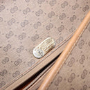 GUCCI Micro GG Supreme Shoulder Bag PVC Beige Gold Auth BA4331-20