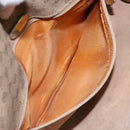 GUCCI Micro GG Supreme Shoulder Bag PVC Beige Gold Auth BA4331-12