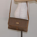GUCCI Micro GG Supreme Shoulder Bag PVC Beige Gold Auth BA4331-24