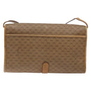 GUCCI Micro GG Supreme Shoulder Bag PVC Beige Gold Auth BA4331-2