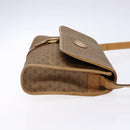 GUCCI Micro GG Supreme Shoulder Bag PVC Beige Gold Auth BA4331-3