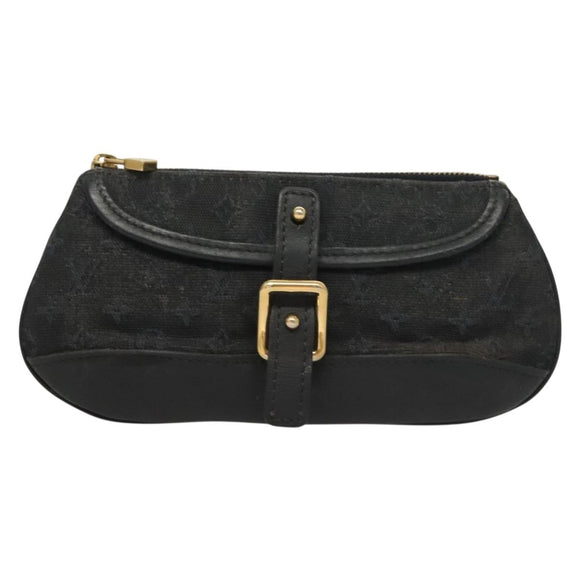 LOUIS VUITTON Monogram Mini Ansophie Pouch TST Blue M92697 LV Auth BA4334