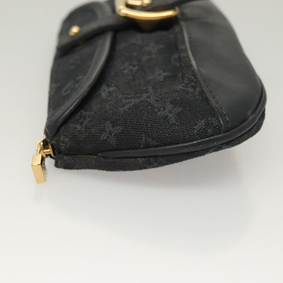 LOUIS VUITTON Monogram Mini Ansophie Pouch TST Blue M92697 LV Auth BA4334