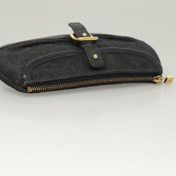 LOUIS VUITTON Monogram Mini Ansophie Pouch TST Blue M92697 LV Auth BA4334