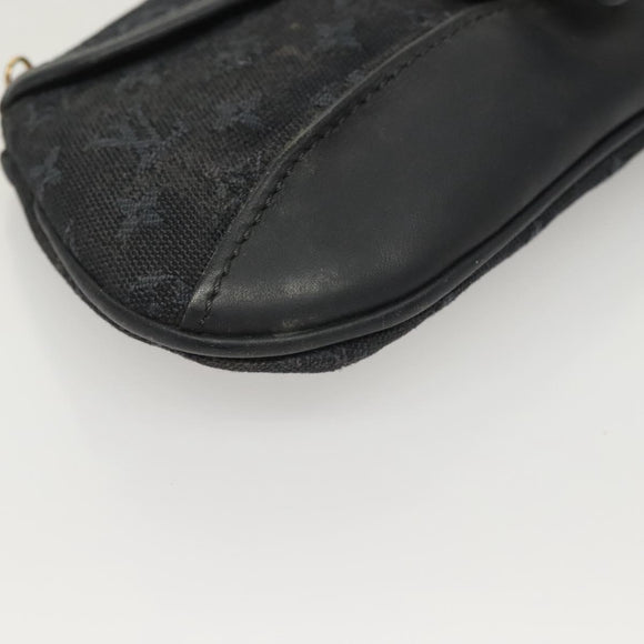 LOUIS VUITTON Monogram Mini Ansophie Pouch TST Blue M92697 LV Auth BA4334