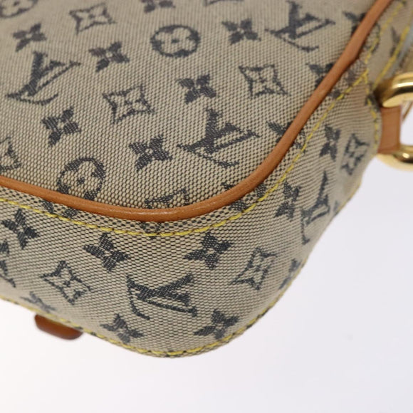 LOUIS VUITTON Monogram Mini Juliet PM Shoulder Bag Blue M92005 LV Auth BA4335