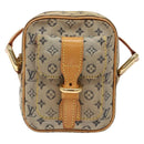 LOUIS VUITTON Monogram Mini Juliet PM Shoulder Bag Blue M92005 LV Auth BA4335-13