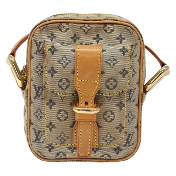 LOUIS VUITTON Monogram Mini Juliet PM Shoulder Bag Blue M92005 LV Auth BA4335