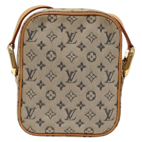 LOUIS VUITTON Monogram Mini Juliet PM Shoulder Bag Blue M92005 LV Auth BA4335