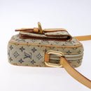 LOUIS VUITTON Monogram Mini Juliet PM Shoulder Bag Blue M92005 LV Auth BA4335-3