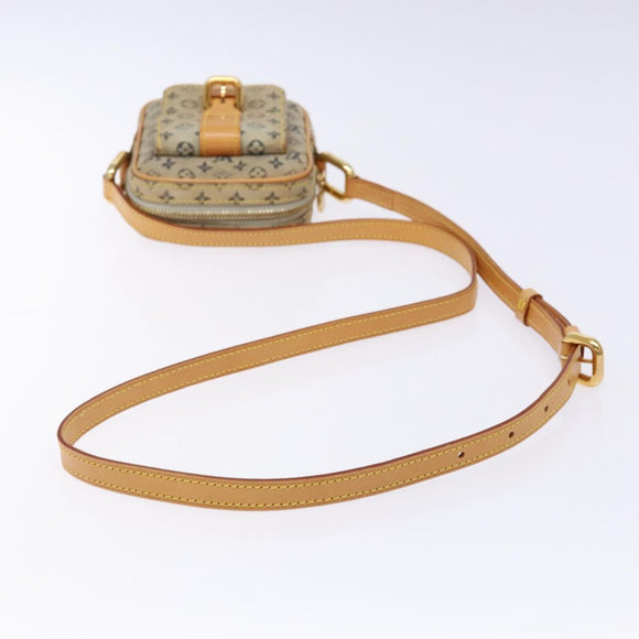 LOUIS VUITTON Monogram Mini Juliet PM Shoulder Bag Blue M92005 LV Auth BA4335