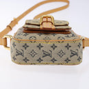 LOUIS VUITTON Monogram Mini Juliet PM Shoulder Bag Blue M92005 LV Auth BA4335-5