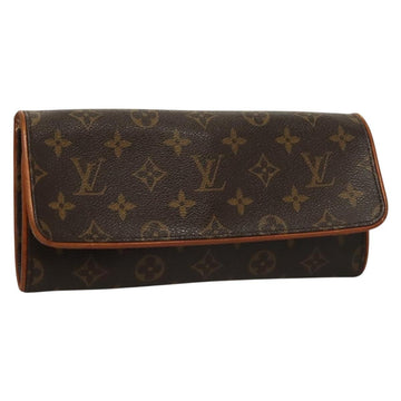 LOUIS VUITTON Monogram Pochette Twin GM Shoulder Bag M51852 LV Auth BA4336
