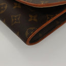 LOUIS VUITTON Monogram Pochette Twin GM Shoulder Bag M51852 LV Auth BA4336-15
