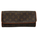 LOUIS VUITTON Monogram Pochette Twin GM Shoulder Bag M51852 LV Auth BA4336-13
