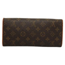 LOUIS VUITTON Monogram Pochette Twin GM Shoulder Bag M51852 LV Auth BA4336-2