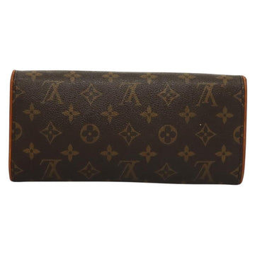 LOUIS VUITTON Monogram Pochette Twin GM Shoulder Bag M51852 LV Auth BA4336 - 0