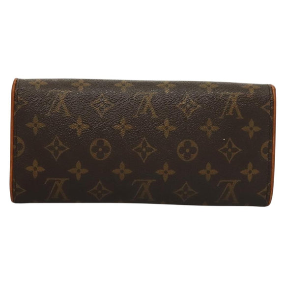 LOUIS VUITTON Monogram Pochette Twin GM Shoulder Bag M51852 LV Auth BA4336