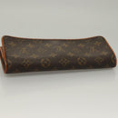 LOUIS VUITTON Monogram Pochette Twin GM Shoulder Bag M51852 LV Auth BA4336-7