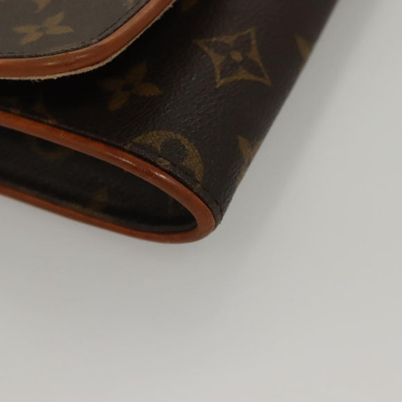 LOUIS VUITTON Monogram Pochette Twin GM Shoulder Bag M51852 LV Auth BA4336