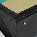 Gianni Versace Bag Crocodile Embossed Leather Multicolor Silver Auth BA4341-9