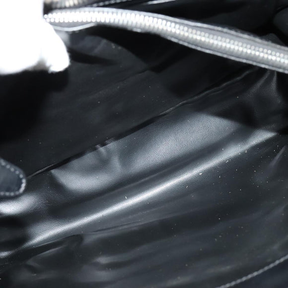 Gianni Versace Bag Crocodile Embossed Leather Multicolor Silver Auth BA4341