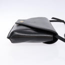 GUCCI Shoulder Bag Leather Black Gold Auth BA4343-3